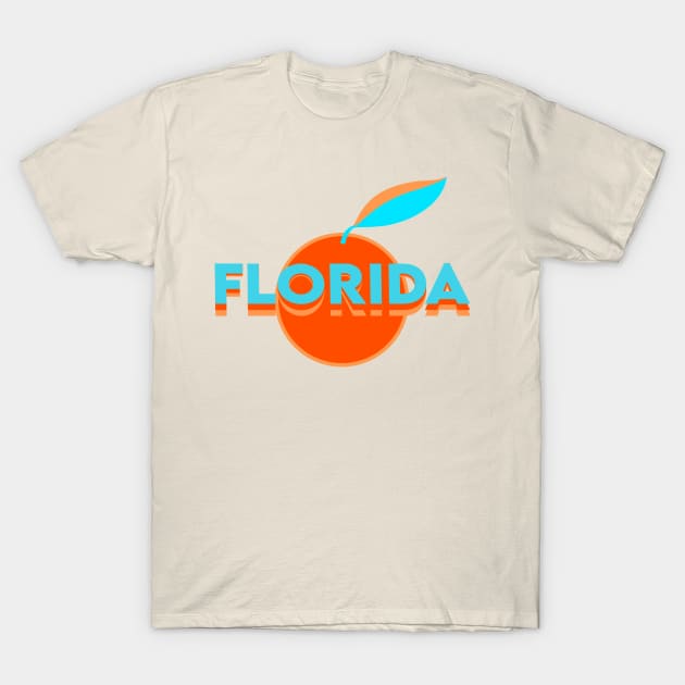 Florida Orange T-Shirt by Obstinate and Literate